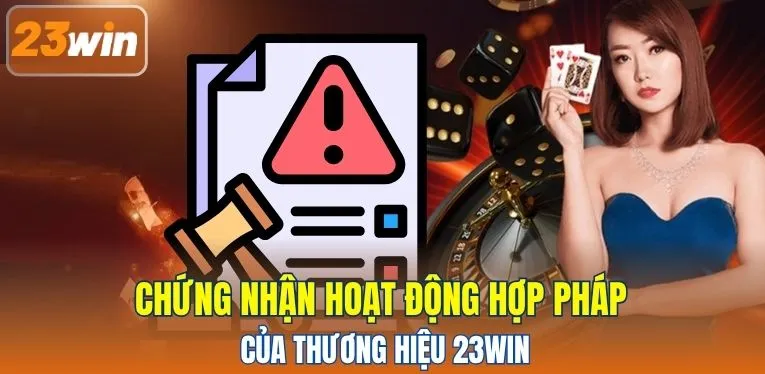 Chứng nhận hoạt động hợp pháp của thương hiệu